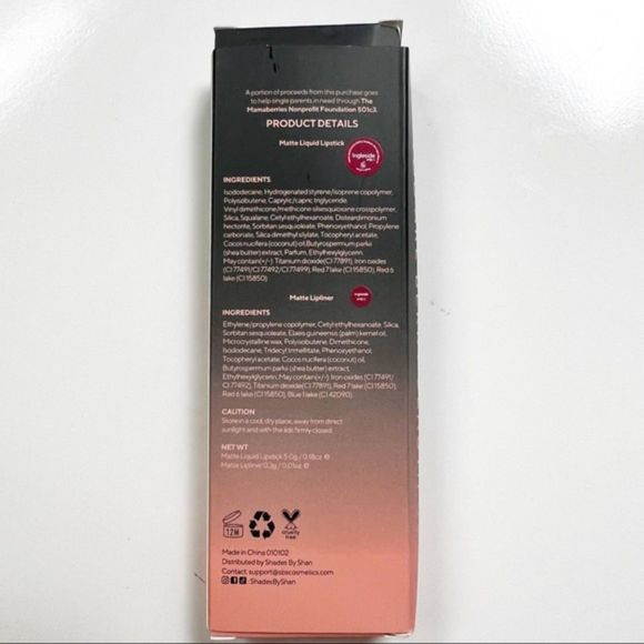 Shades by Shan | Liquid Matte Set of 2 Lipstick & Liner Ingleside - Picture 3 of 4